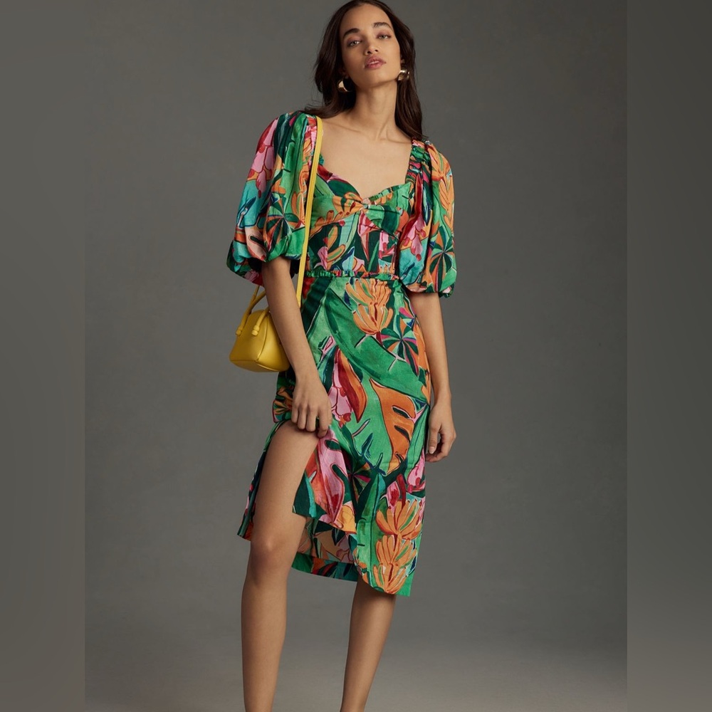 Farm Rio midi floral dress